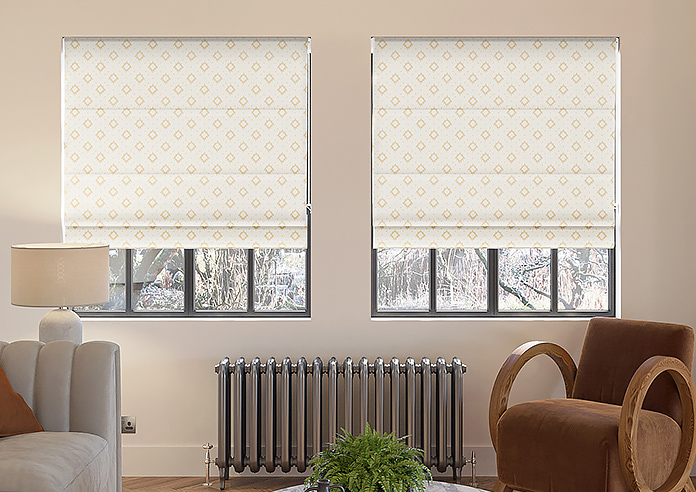 Huaraz Velvet, Beige - Roman Blind - Image 3